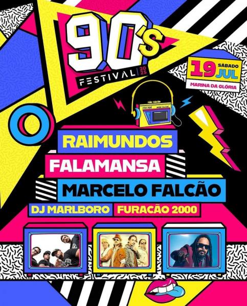 Raimundos, Falamansa, Marcelo Falcão, DJ Malboro e Furacão 2000 - 90’s Festival