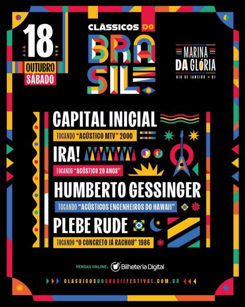 CapitalInicial, Ira, Humberto Gessinger e Plebe Rude - Festival Clássicos do Brasil