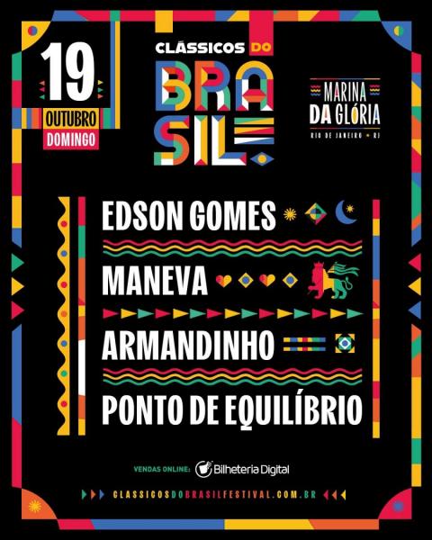 Edson Gomes, Maneva, Armandinho e Ponto de Equílbrio - Festival Clássicos do Brasil