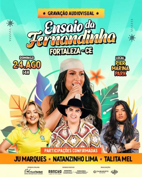 Fernandinha, Ju Marques, Natanzinho Lima e Talita Mel - Ensaio da Fernandinha