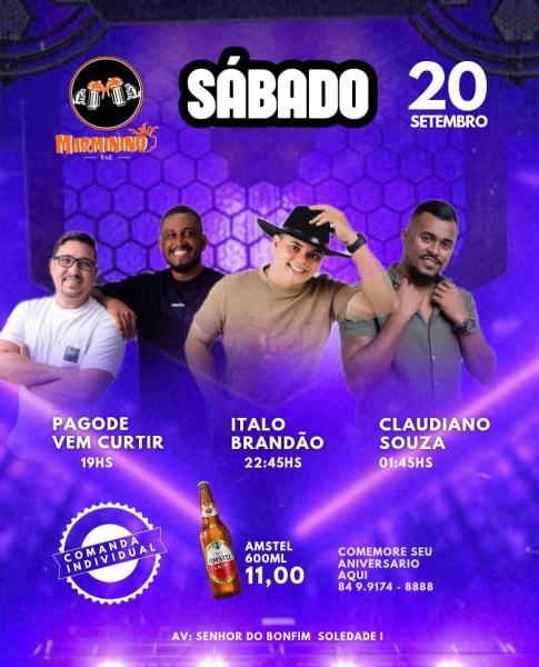Pagode Vem Curtir, Italo Brandão e Claudiano Souza