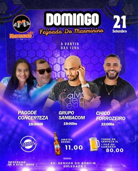 Pagode Concerteza, Grupo Sambacom e Chico Forrozeiro