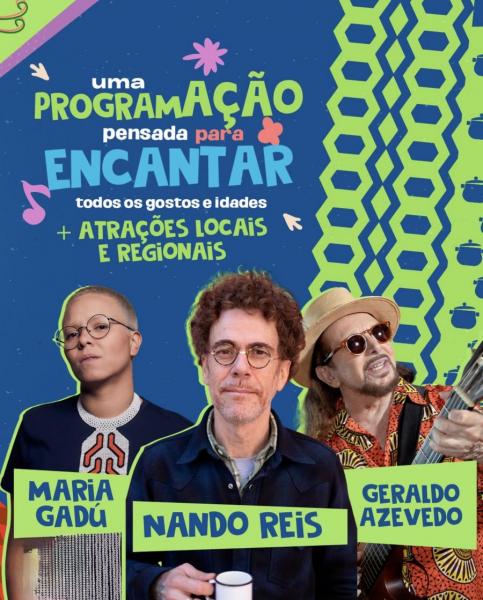 Geraldo Azevedo, Igor Tenor, Alex do Acordeon, Esquema Sertanejo e Marcelo Alexandre - Festival Gastronômico e Cultural de Martins 2025
