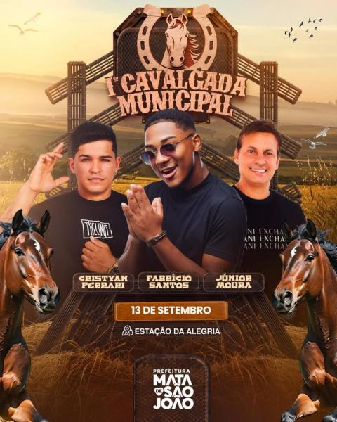 Fabrício Santos, Cristyan Ferrari e Júnior Moura