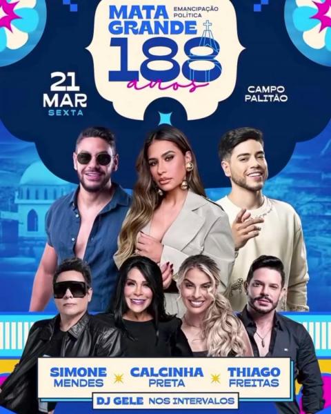 Calcinha  Preta, Simone Mendes e Thiago Freitas