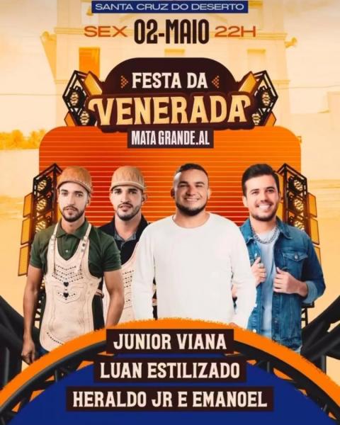 Junior Viana, Luan Estilizado e Heraldo Jr & Emanoel - Festa da Venerada