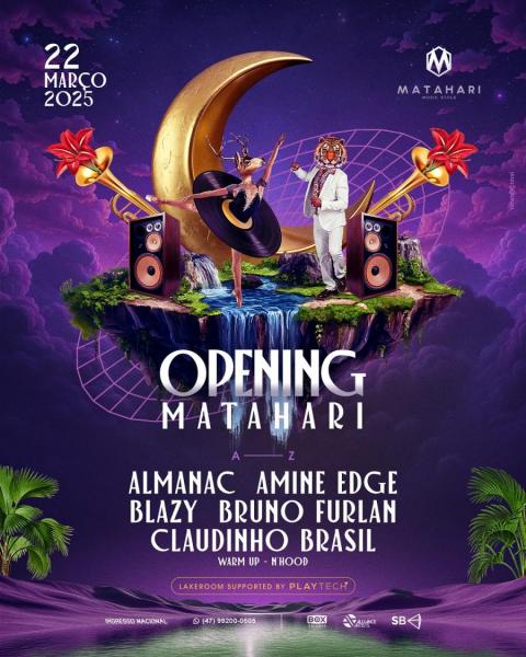 Almanac, Amine Edge, Blazy, Bruno Furlan e Claudinho Brasil - Opening Matahari