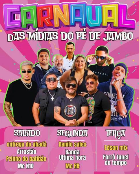 Pzinho do Batidão e Mc N10 - Carnaval das Mídias do Pé de Jambo