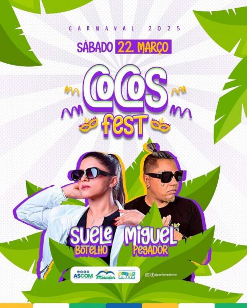 Suele Botelho e Miguel Pegador - Cocos Fest 2025