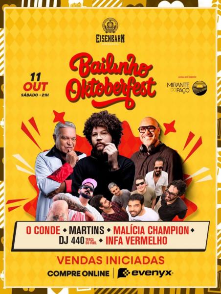 O Conde, Martins, Malícia Champion, Dj 440 e Infa Vermelho - Bailinho Oktoberfest 2025