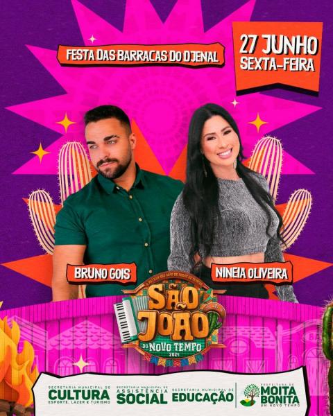 Bruno Gois e Nineia Oliveira