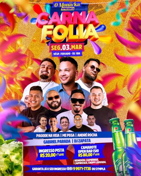 Pagode na Veio, Me Pega, André Rocha, Gabriel PArada e Dj Zapata - Carna Folia