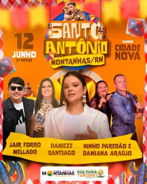 Danieze Santiago, Jair Forró Melado e Ninho Paredão & Damiana Araújo