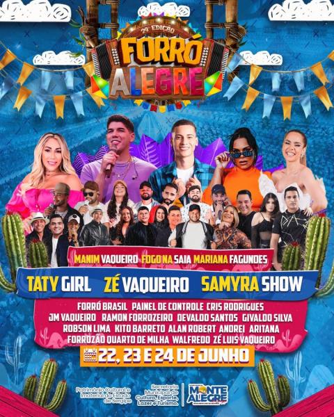 Ramon Forrozeiro, Manim Vaqueiro, Andrei, Fogo na Saia e Taty Girl