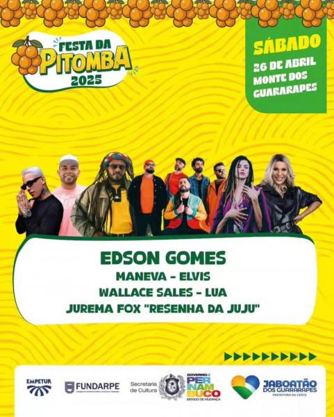 Edson Gomes, Maneva, Elvis, Wallace Sales, Lua e Jurema Fox - Festa da Pitomba 2025