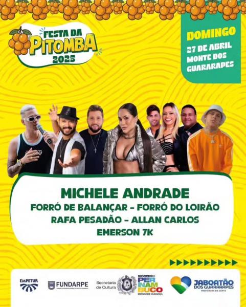 Michele Andrade, Forró de Balançar, Forró do Loirão, Rafa Pesadão, Allan Carlos e Emerson 7k - Festa da Pitomba 2025