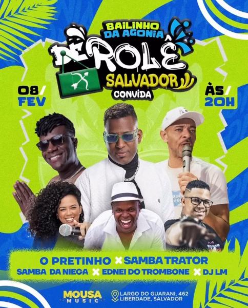 O Pretinho, Samba Trator, Samba da Niega, Ednei do Trombone e Dj LM - Bailinho da Agonia