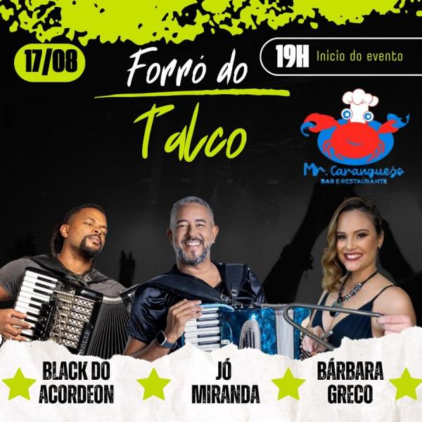 Jó Miranda, Black do Acordeon e Bárbara Greco - Forró do Talco