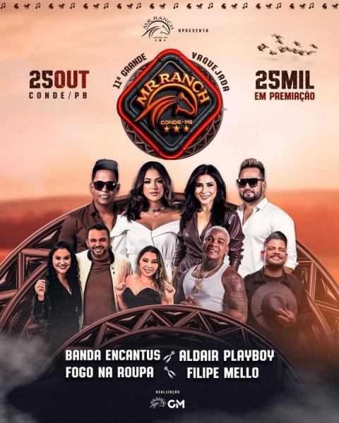 Banda Encantus, Aldair Playboy, Fogo na Roupa e Filipe Mello