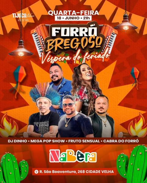 Dj Dinho, Mega Pop Show, Fruto Sensual e Cabra do Forró - Forró Bregoso