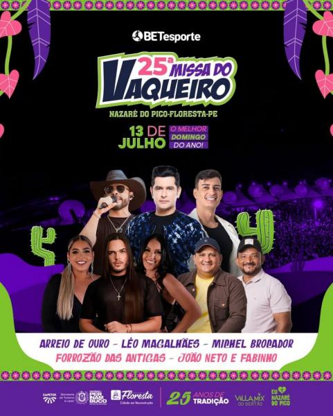 Arreio de Ouro, Léo Magalhães, Michel Brocador, Forrozão das Antigas e João Neto & Fabinho - 25ª Missa do Vaqueiro
