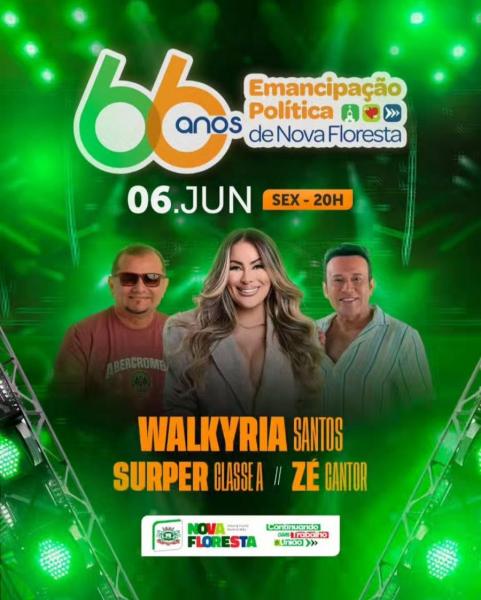 Walkyria Santos, Supper Classe A e Zé Cantor
