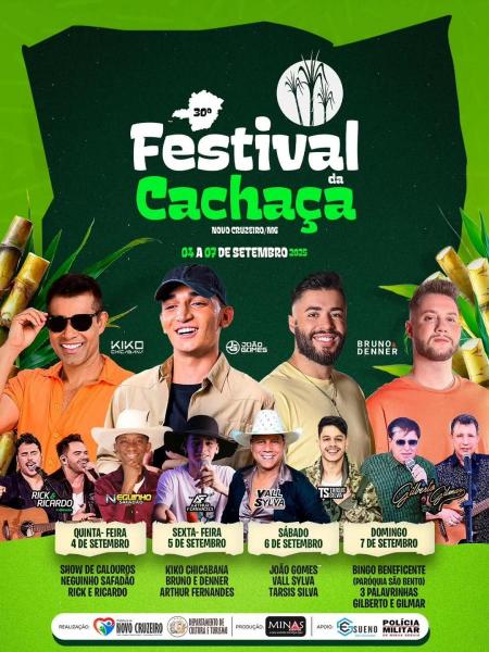 Kiko Chicabama, Bruno & Denner e Arthur Fernadnes - 30º Festival da Cachaça 2025