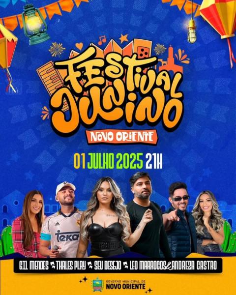 Gil Mendes, Thales Play, Seu Desejo, Leo Marrocos e Andreza Castro - Festival Junino