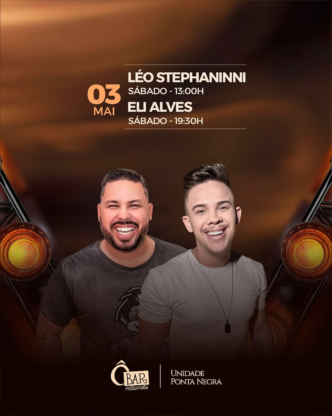 Léo Stephaninni e Eli Alves