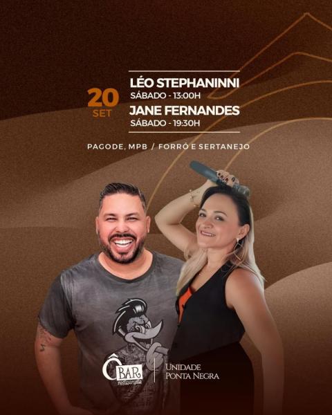 Léo Stephaninni e Jane Fernandes