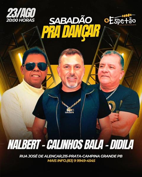 Nalbert, Carlinhos Bala e didila - Sábadão pra Dançar