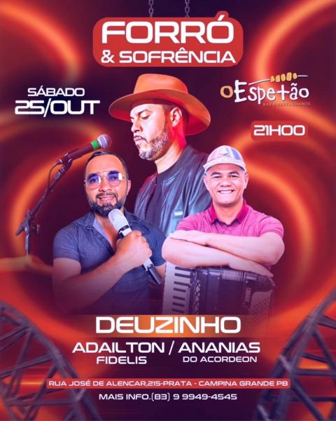 Deuzinho, Adailton Fidelis e Ananias do Acordeon - Forró & Sofrência