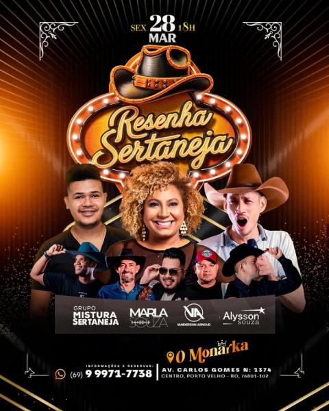 Grupo Mistura Sertaneja, Marla Souza, Vanderson Arnoud e Alysson Souza - Resenha Sertaneja