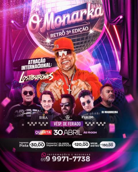 Los Tiburones, Dj Madureira, Allan Pop, DJ Bira , DJ Gaguinho e DJ Evaldo - O Monarka Retrô 3ª Edição
