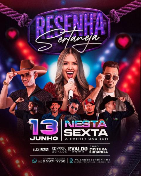 Elly Lima, Kryssa Ugalde, Evaldo Gonçalves e Mistura Sertaneja