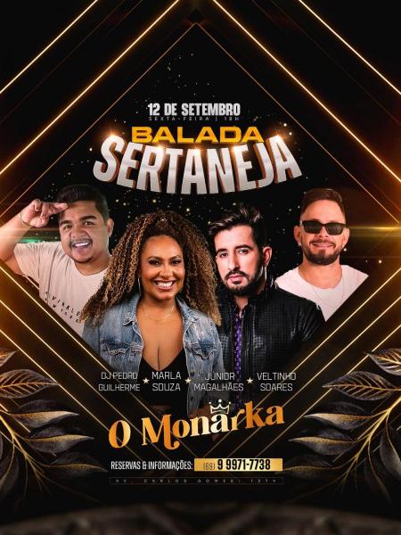 Marla Souza, Dj Pedro Guilherme, Júnior Magalhães e Veltinho Soares - Balada Sertaneja