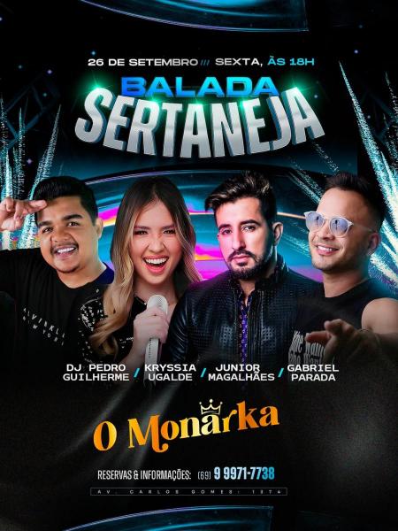 Kryssia Ugalde, Junior Magalhães, Gabriel Parada e Dj Pedro Guilherme - Balada Sertaneja