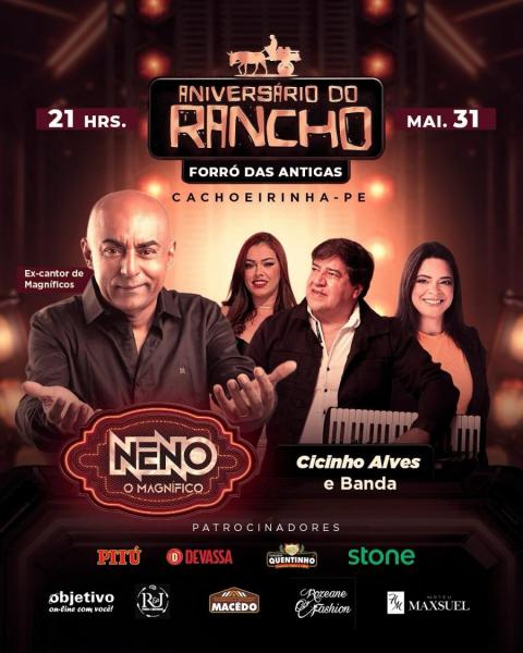 Neno O Magnífico e Cicinho Alves & Banda - Aniversário do Rancho