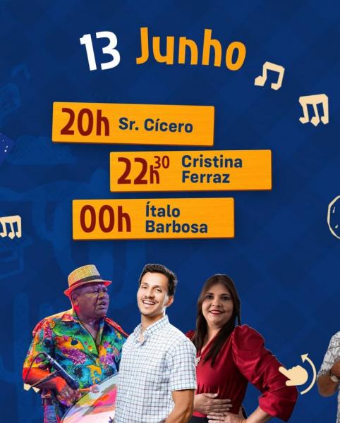 Sr. Cícero, Cristina Ferraz e Ítalo Barbosa