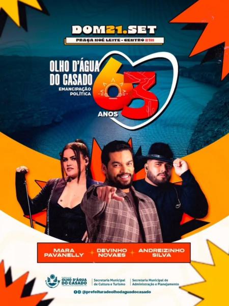 Mara Pavanelly, Devinho Novaes e Andreizinho Silva