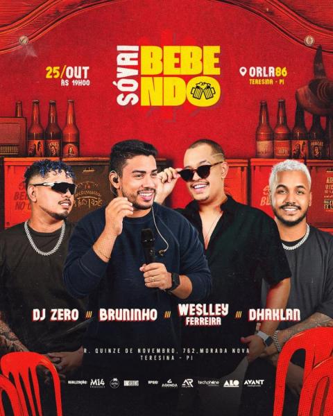 Dj Zero, Bruninho, Weslley Ferreira e Dhaklan - Só Vai Bebendo