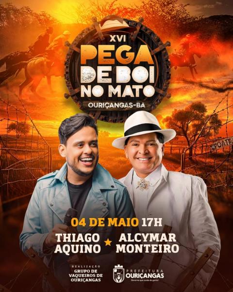 Alcymar Monteiro e Thiago Aquino - XVI Pega de Boi no Mato