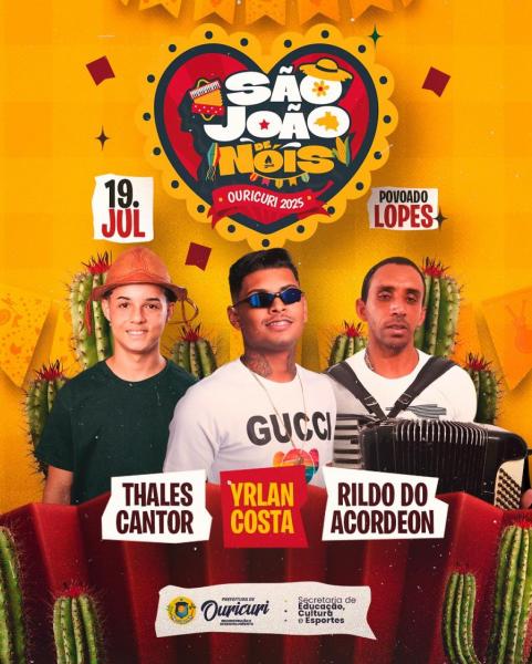 Yrlan Costa, Thaels Cantor e Rildo do Acordeon