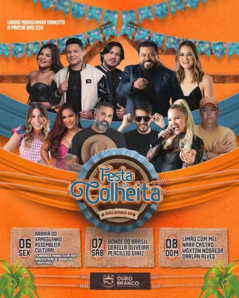 Limão com Mel, Nara Castro, Woxton Nóbrega e Darlan Alves - Festa da Colheita 2025