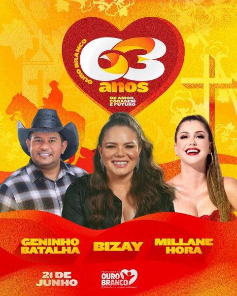 Bizay, Geninho Batalha e Millane Hora