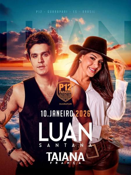 Luan Santana e Taiana França