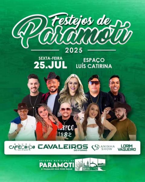 Cavaleiros do Forró, Banda Café Coado, Laninha Show e Lorim Vaqueiro