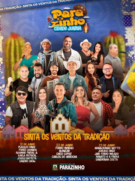 Placillio Diniz, Forró Levanós, Alvymar Farias & Karla Patrícia, Josely Batista e Sandro Show
