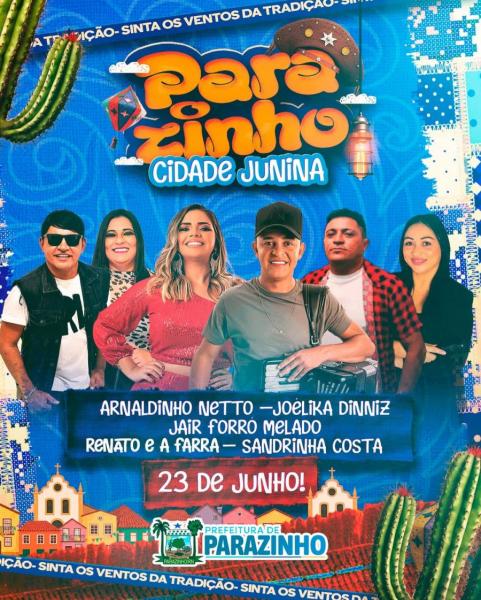 Arnaldinho Netto, Joelika Dinniz, Jair Forró Meloa, Renato & A Farra e Sandrinha Costa