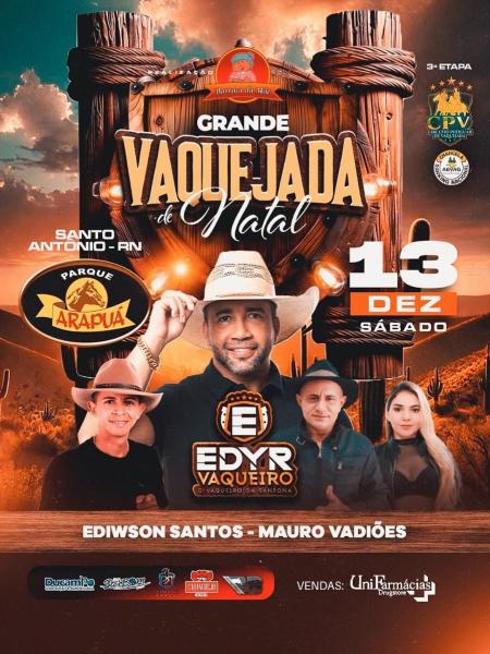 Edyr Vaqueiro, Ediwson Santos e Mauro Vadiões - Grande Vaquejada de Natal
